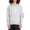 Alpha Industries ALPHA PP Hoody pánska mikina pastel grey Farba: šedá, Veľkosť: M