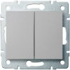 Kanlux LOGI 25185 Združený lustrový vypínač 10AX - 250V~, strieborný