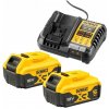 DeWALT Štartovacia sada nabíjačka + 2 batérie 18V 5,0Ah DCB1104P2