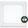 Prisadené LED svietidlo ECOLITE 17x17 12W CCT IP44 960lm bielej