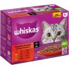 Multibalenie Whiskas 1+ kapsičky 12 x 85 g/100 g - klasický výber v omáčke