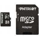 Patriot microSDHC 16GB LX Series class 10 + adapter PSF16GMCSDHC10