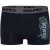 eKAPO Fitness Kapo bamboo boxerky XXL tmavo modrá