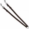 Vodítko Trixie Premium rozdvojka čierne 40-70cmx15mm