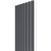 VZORKA - WALL CONCEPT akustický panel antracit, biely filc + MDF, 240x135x21 mm