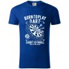 Born To Play Dart - Tričko z organickej bavlny - S ( Kráľovská modrá )