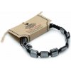 Magnetický hematitový náramok Shamballa - dvojité kocky (Magnetický hematitový náramok Shamballa - dvojité kocky)