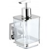 Wenko WENKO 22683100-Dávkovač mydla VACUUM-LOC QUADRO ED 7,5x16 cm strieborný/lesklý chróm WE0564 + záruka 3 roky zadarmo + záruka 3 roky zadarmo