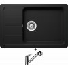 Schock FORMHAUS D-100LS Nero + Schock COSMO 525122 chróm