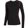 Dámske funkčné tričko Zulu Merino 240 Long Veľkosť: XL / Farba: čierna/ružová