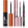 MAYBELLINE NEW YORK Make-Up Set semi-permanentná gélová farba na obočie 4,6 g + objemová a predlžujúca riasenka 7,2 ml + očná linka v pere 1 ml