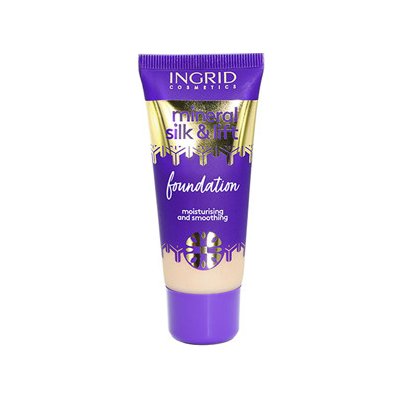 Ingrid, Mineral Silk & Lift Make Up Foundation hydratačný a vyhladzujúci podkladový krém 030 Natural Beige 30 ml