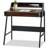 Obdĺžnikový písací stôl Mebel-Partner Borr 78 x 48 x 89 cm orech