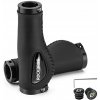 Uchopovacie cyklistické gripy ergo. ekokoža + gél ROCKBROS 40720001001BS-03BK čierne