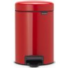 Brabantia Kozmetický kôš NewIcon, 3 l, červený, softclose, 112140
