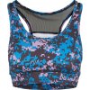 Women's Tech Mesh Bra Digital Duskviolet Camo čierna | šedá L Urban Classics 4053838802618