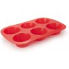 BANQUET forma na 6 mafinov silikónová CULINARIA Red 27,5 × 18 cm