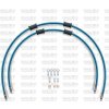 Venhill ŠTANDART -predok -sada Venhill POWERHOSEPLUS SUZ-7019F-TB (2 hadice v sade) priehľadné modré hadice, chrómové konckovky