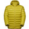 Pánska páperová bunda Mammut Waymarker IN Hooded Jacket Men Veľkosť: XXL / Farba: žltá