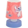 Textilomanie LED detská nočná lampička LILO & STITCH 11 cm ružová