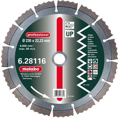 Metabo Diamantový rezný kotúč, 300x20,0 mm, professional, UP