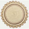 Diamond Carpets India , Ručne viazaný kusový koberec Nora J 30 Natural kruh, 200x200, béžová, chodba / predsieň