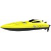 Fleg Conquest Motorový člun/loď do vody RC plast 34cm žlutý na baterie+dob. pack+USB 2,4Ghz v krabici 36x27