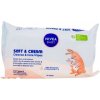 Nivea Baby Soft & Cream Cleanse & Care Wipes čistiace a ošetrujúce vlhčené obrúsky 57 ks