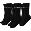 Ponožky GymBeam 3/4 Socks 3Pack Black XL