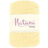 Natana Macrame String 4mm svetlo žltá 26