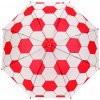 Stoklasa Detský vystreľovací dáždnik futbal Červený