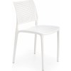 HALMAR Jedálenská stolička K-514 biela plast 42 cm x 79 cm x 48 cm