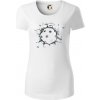 Florbal lopta v triku - Dámske tričko z organickej bavlny Origin (GOTS) - M ( Biela )