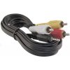 Kábel TIPA JACK 3.5 stereo 4pin / 3xCINCH 1,5m