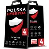 Hybridné sklo Poľsko Hybryda pre DooGee S86 4 ks