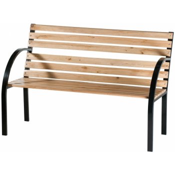 Edco Park Bench Wood/Metal Frme N