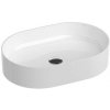 RAVAK CERAMIC SLIM O 55 x 37cm umývadlo oválne na dosku, bez prepadu, keramika, biele, XJX01155001