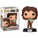 Zberateľská figúrka Funko Pop! 665 Star Wars The Mandalorian Peli Motto with Grogu