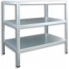 Biedrax Regál 45 x 100 x 150 cm 3 police pozink
