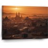 Sablio Obraz Barcelona Night Skyline - 90x60 cm