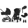 Cybex Balios S Lux 3v1 Moon Black Bundle set M Hlboká vanička