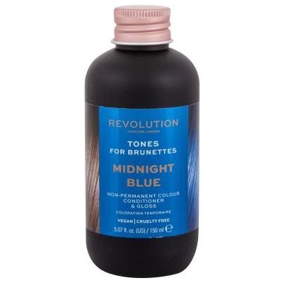 Revolution Haircare London Tones For Brunettes Farba na vlasy Všetky typy vlasov Farbené vlasy midnight blue 150 ml