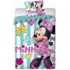 Javoli detská posteľná bielizeň / obliečky 100 x 135 / 40 x 60 cm bavlna - Minnie Mouse