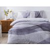 XPOSE® Predĺžené mikroplyšové obliečky AGNES Exclusive - sivé 140x220 cm, 70x90 cm, Mikroplyš + Predĺžená možnosť vrátenia tovaru do 50 dní