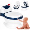 Ecotoys Toaletný nočník s vyberateľnou vložkou, uzavreté WC sedadlo pre deti a kefka