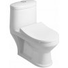 Aqualine Aqualine, PETIT detské WC kombi, zadný/spodný odpad, biela, PT520