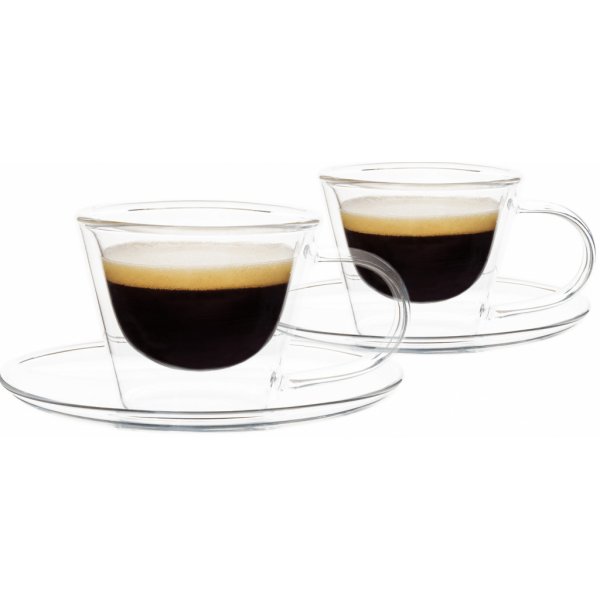 Kondela Termo poháre set šálka na espresso s podšálkami HOTCOOL TYP 4 2 x  80 ml od 8,9 € - Heureka.sk