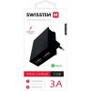 Nabíječka SWISSTEN Sieťový adaptér smart IC, CE 2x USB 3 A power čierny, 22031000