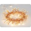 ACA Lighting LED dekoračná reťaz cluster 2.5m, 50LED, 3xAA, teplá biela, bez funkcií, meď [X01501217]