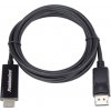 PremiumCord kábel DisplayPort 1.2 na HDMI 2.0 4K * 2K @ 60Hz M/M, prepojovací, 3,0m 8592220017538